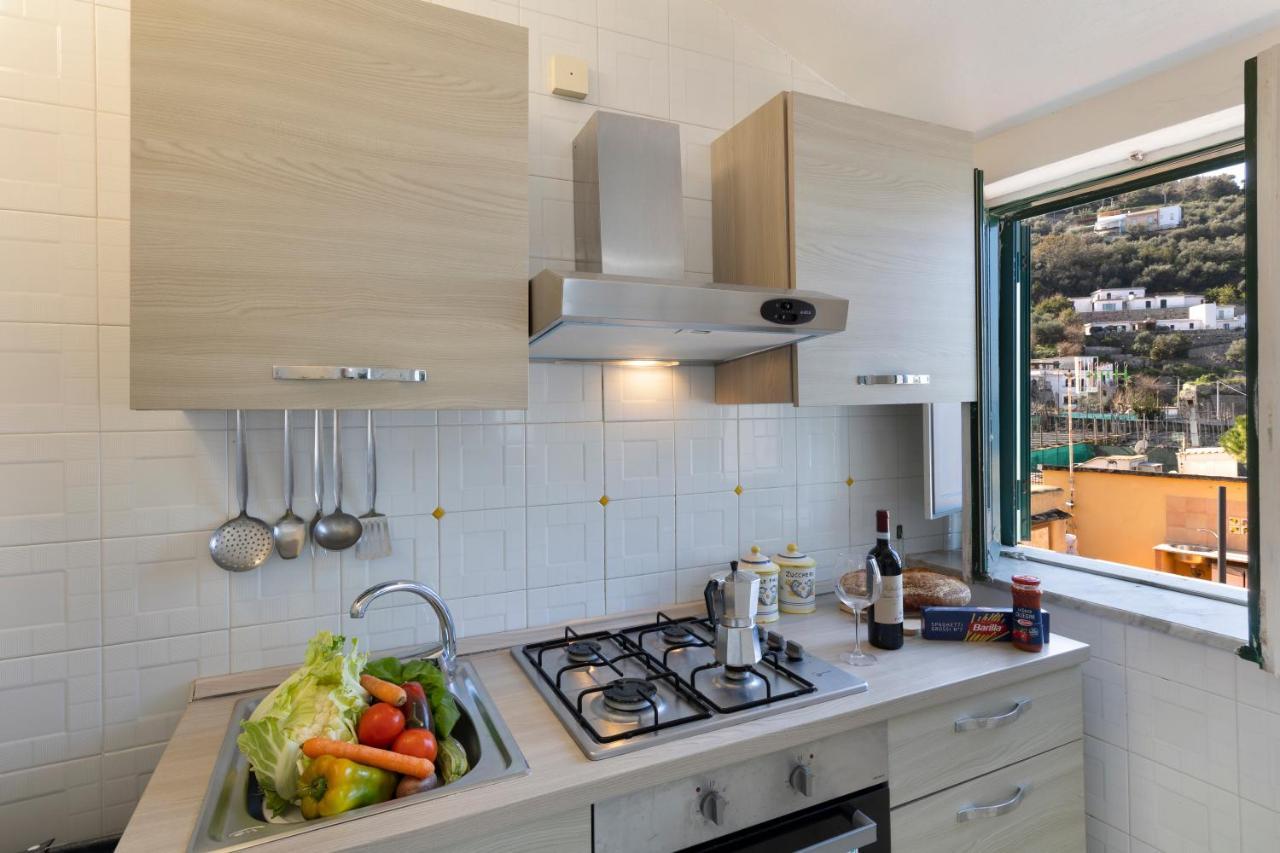 Relais Del Mare Con Terrazza Fronte Mare Free Parking Διαμέρισμα Massa Lubrense Εξωτερικό φωτογραφία